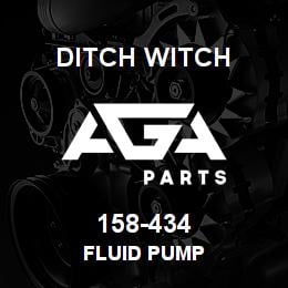 158-434 Ditch Witch FLUID PUMP | AGA Parts