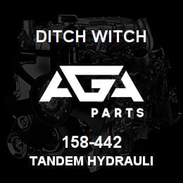 158-442 Ditch Witch TANDEM HYDRAULI | AGA Parts