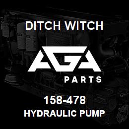 158-478 Ditch Witch HYDRAULIC PUMP | AGA Parts