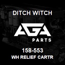 158-553 Ditch Witch WH RELIEF CARTR | AGA Parts