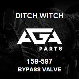 158-597 Ditch Witch BYPASS VALVE | AGA Parts