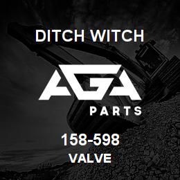 158-598 Ditch Witch VALVE | AGA Parts