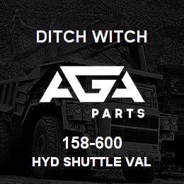 158-600 Ditch Witch HYD SHUTTLE VAL | AGA Parts