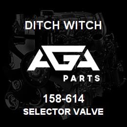 158-614 Ditch Witch SELECTOR VALVE | AGA Parts