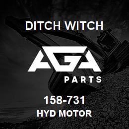 158-731 Ditch Witch HYD MOTOR | AGA Parts