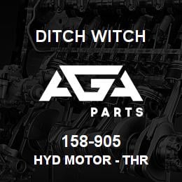 158-905 Ditch Witch HYD MOTOR - THR | AGA Parts