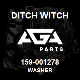 159-001278 Ditch Witch WASHER | AGA Parts