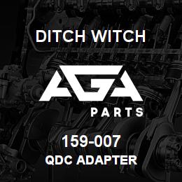 159-007 Ditch Witch QDC ADAPTER | AGA Parts