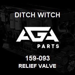 159-093 Ditch Witch RELIEF VALVE | AGA Parts