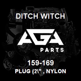 159-169 Ditch Witch PLUG (2" , NYLON | AGA Parts
