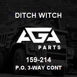 159-214 Ditch Witch P.O. 3-WAY CONT | AGA Parts