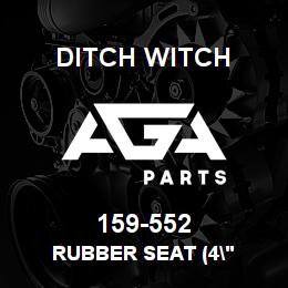 159-552 Ditch Witch RUBBER SEAT (4" | AGA Parts