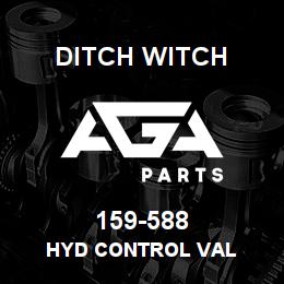 159-588 Ditch Witch HYD CONTROL VAL | AGA Parts