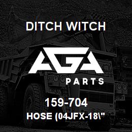 159-704 Ditch Witch HOSE (04JFX-18" | AGA Parts