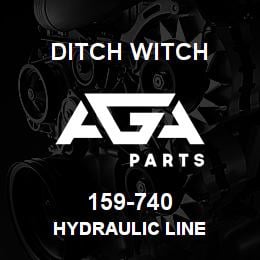 159-740 Ditch Witch HYDRAULIC LINE | AGA Parts