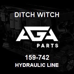 159-742 Ditch Witch HYDRAULIC LINE | AGA Parts