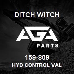 159-809 Ditch Witch HYD CONTROL VAL | AGA Parts