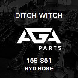 159-851 Ditch Witch HYD HOSE | AGA Parts