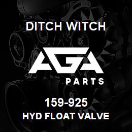 159-925 Ditch Witch HYD FLOAT VALVE | AGA Parts