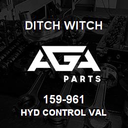 159-961 Ditch Witch HYD CONTROL VAL | AGA Parts