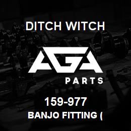 159-977 Ditch Witch BANJO FITTING ( | AGA Parts