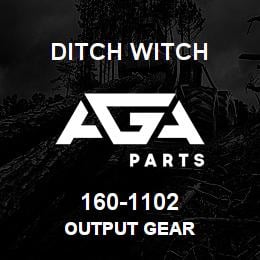 160-1102 Ditch Witch OUTPUT GEAR | AGA Parts