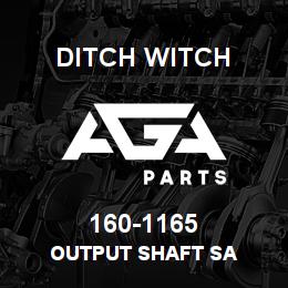 160-1165 Ditch Witch OUTPUT SHAFT SA | AGA Parts