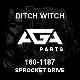 160-1187 Ditch Witch SPROCKET DRIVE | AGA Parts
