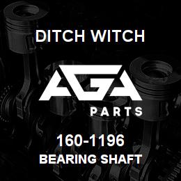 160-1196 Ditch Witch BEARING SHAFT | AGA Parts