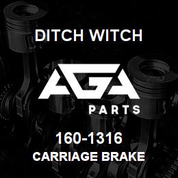 160-1316 Ditch Witch CARRIAGE BRAKE | AGA Parts