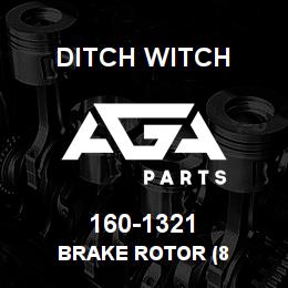 160-1321 Ditch Witch BRAKE ROTOR (8 | AGA Parts