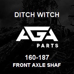 160-187 Ditch Witch FRONT AXLE SHAF | AGA Parts