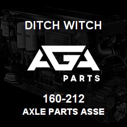 160-212 Ditch Witch AXLE PARTS ASSE | AGA Parts