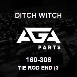 160-306 Ditch Witch TIE ROD END (3 | AGA Parts