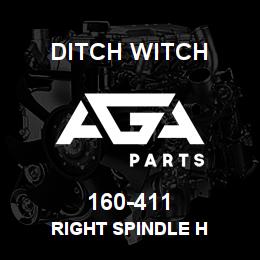 160-411 Ditch Witch RIGHT SPINDLE H | AGA Parts