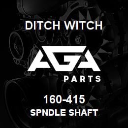 160-415 Ditch Witch SPNDLE SHAFT | AGA Parts