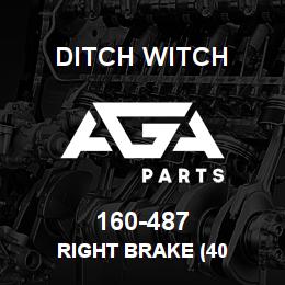 160-487 Ditch Witch RIGHT BRAKE (40 | AGA Parts