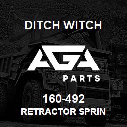 160-492 Ditch Witch RETRACTOR SPRIN | AGA Parts