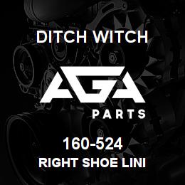 160-524 Ditch Witch RIGHT SHOE LINI | AGA Parts