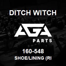 160-548 Ditch Witch SHOE/LINING (RI | AGA Parts