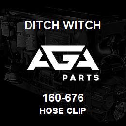 160-676 Ditch Witch HOSE CLIP | AGA Parts