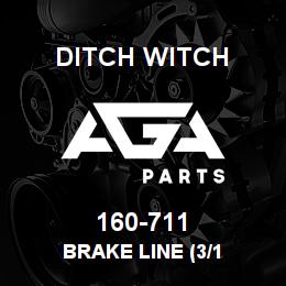 160-711 Ditch Witch BRAKE LINE (3/1 | AGA Parts