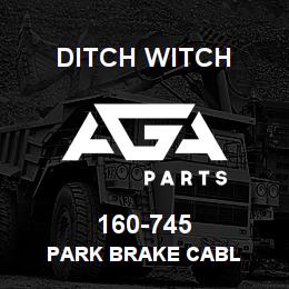 160-745 Ditch Witch PARK BRAKE CABL | AGA Parts