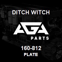 160-812 Ditch Witch PLATE | AGA Parts