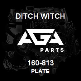 160-813 Ditch Witch PLATE | AGA Parts