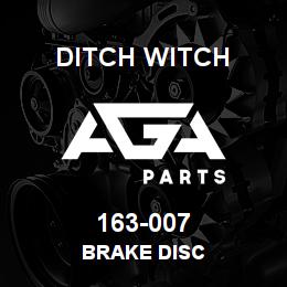 163-007 Ditch Witch BRAKE DISC | AGA Parts