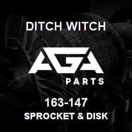 163-147 Ditch Witch SPROCKET & DISK | AGA Parts