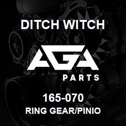 165-070 Ditch Witch RING GEAR/PINIO | AGA Parts