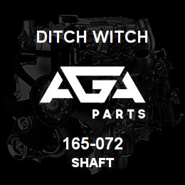 165-072 Ditch Witch SHAFT | AGA Parts