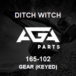 165-102 Ditch Witch GEAR (KEYED) | AGA Parts